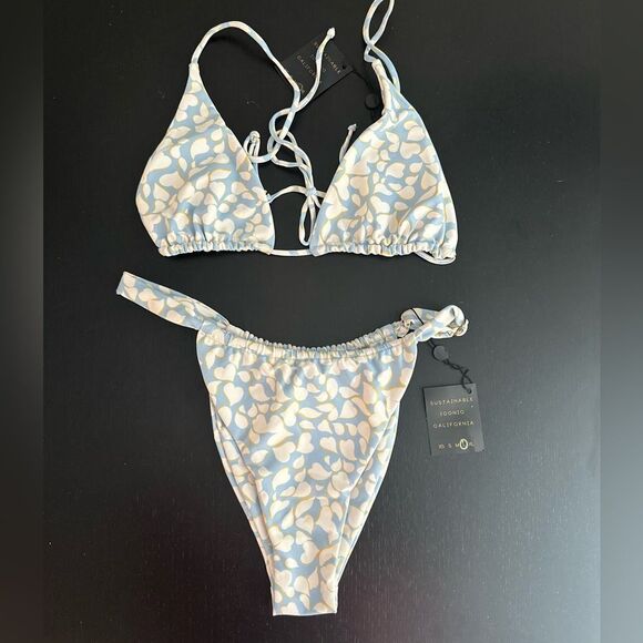 Skatie nantucket two piece bikini ella top bobbi bottom - Picture 1 of 3